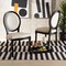 Baxton Studio Louis French Inspired Beige Faux Leather Upholstered & Black Finished Wood Dining Chair, PK2 201-2PC-12337 - alternate 1